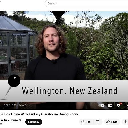 Tiny House With Greenhouse Dining Lower Hutt Exterior foto