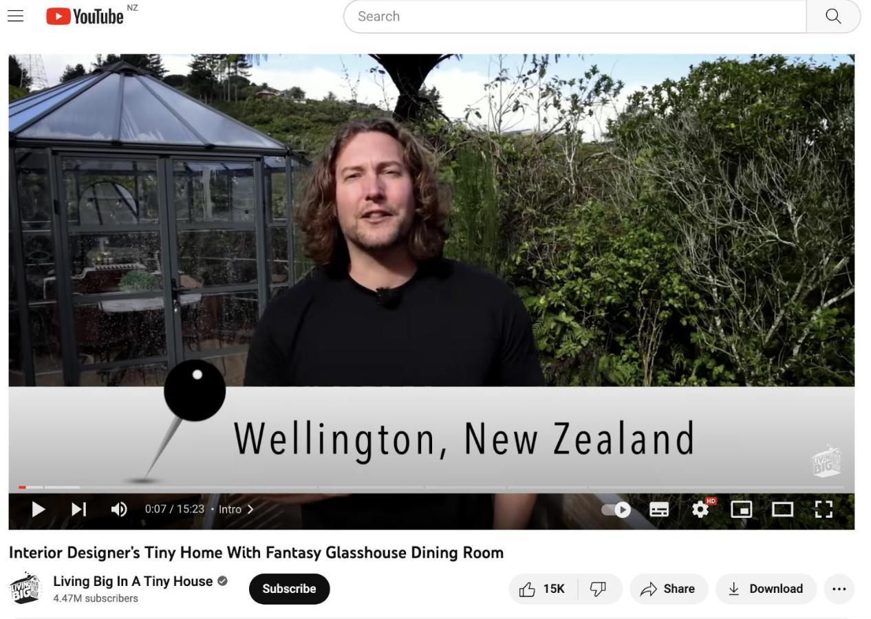 Tiny House With Greenhouse Dining Lower Hutt Exterior foto